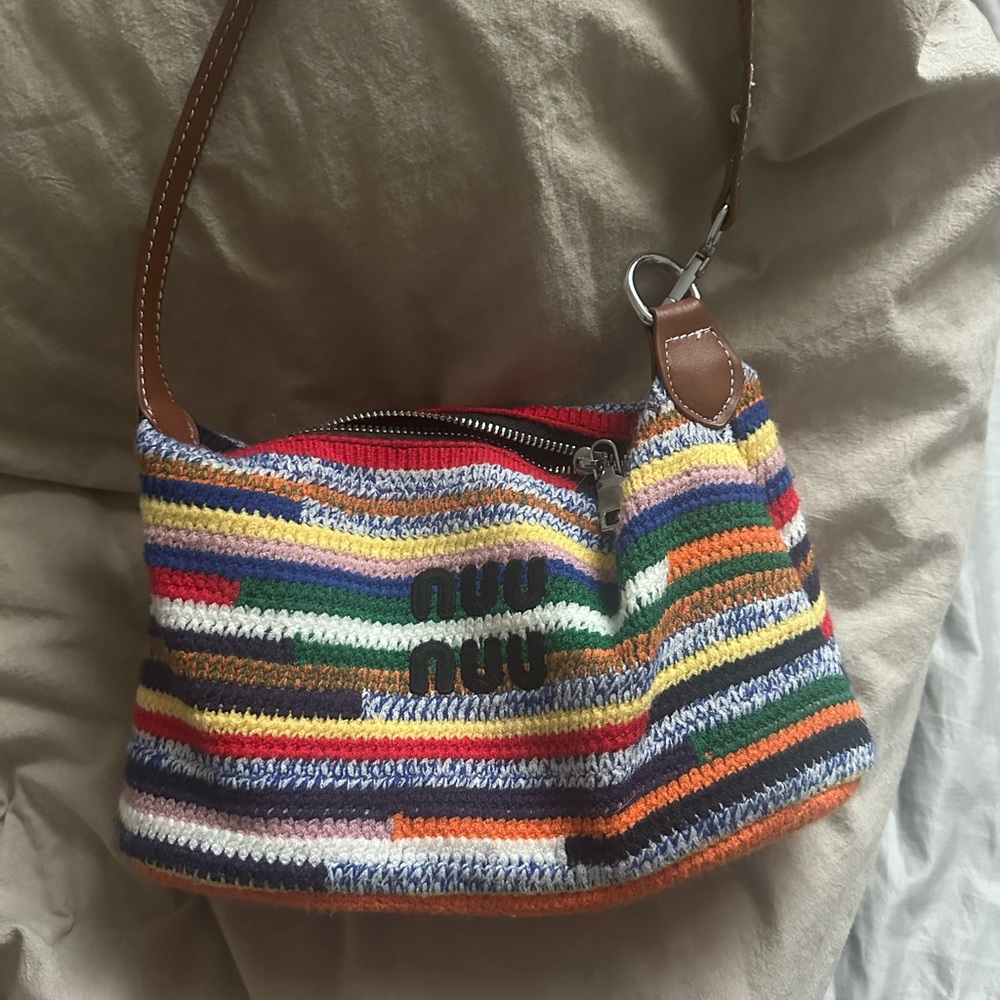 Colorful Striped Women's Bag